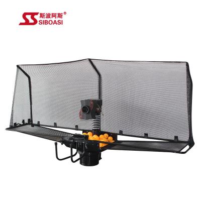 China Smart Remote Control Automatic Table Tennis Machine , SGS Table Tennis Launcher for sale