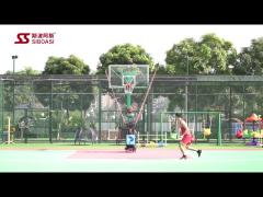 180 Degrees Basketball Pass Back Machine ABS Material ROHS Approved