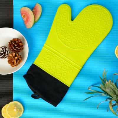 China Custom Reusable Stocked Heat Insulation Kitchen Silicone Proximity Eco Friendly Glove For Home for sale