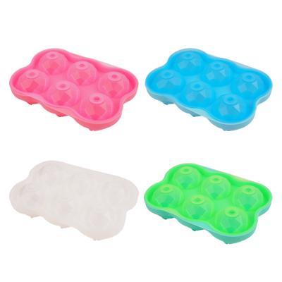 China Stocked Custom Reusable Ice Cube Tray Ice Ball Mold Food Grade Silicone Ice Cube Mold for sale