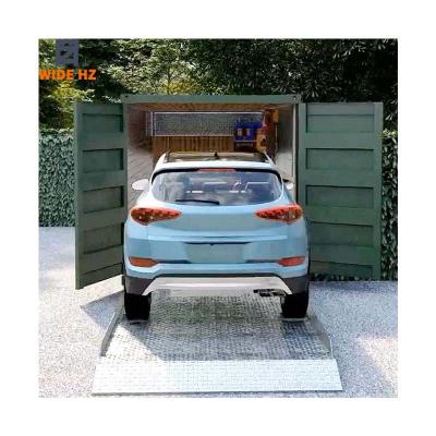 China Strong And Stable New Design Prefab Portable Mobile Steel Container Garage Auto Parking Lot for sale