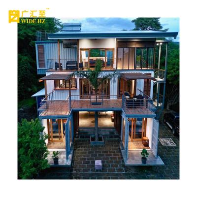 China fire proof restaurant shipping container and water proof shipping container luxury prefab housing prices for sale