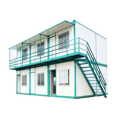 China Modern Demountable House 2 Story Modular Living Container Homes Prefab Steel Frame House for sale