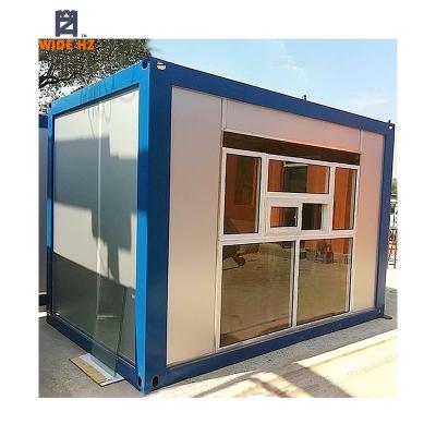 China Modern Steel Frame Camp 20ft Tiny Container Homes Mobile Office Container Low Cost Prefab Home For Sale Mobile Home for sale