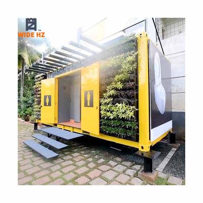 China Sanitary Custom Container Toilet Containers Modern Prefab Mens And Womens Prefab Portable Movable Toilets for sale