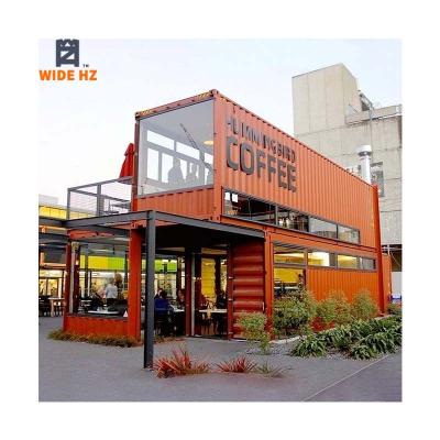 China Modern Modified Prefab Container Shop Restaurant Shipping Container Coffee Kiosk Mobile Container Shops in Filipino for sale