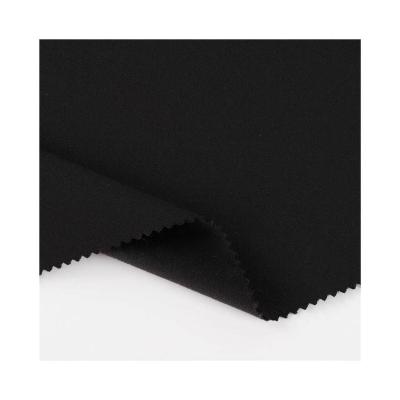 China Waterproof Black Color Heavier Weight Two Layers Laminated Stretch Fabric for Sportswear for sale