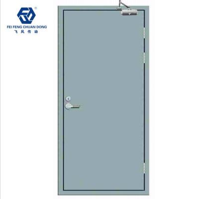 China SMOOKE PROTECTION Guangdong Factory Steel Single Fire And Fire Rated Door for sale