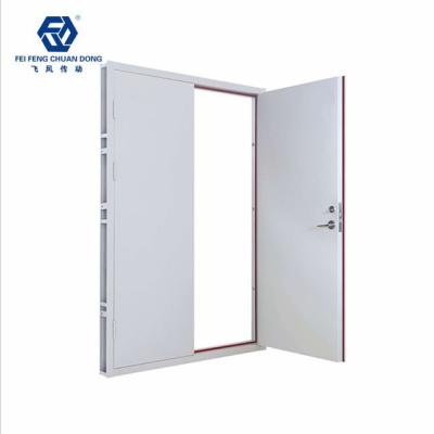 China Steel Swing Fire Door With Double Leaves 1.5 Hours Fire Rated for sale