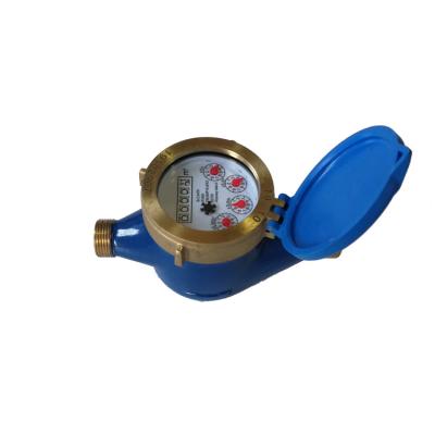 China Brass multi jet brass body 15mm water meter made in china class r160 for sale