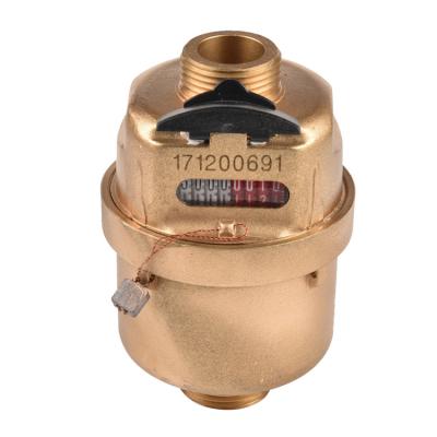 China Hotsales Brass Volumetric Brass Water Meter Ultrasonic Brass Body dn20 for sale