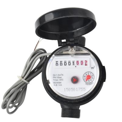 China Single Water Meter Body Plastic Water Meter Jet Dry Type Remote Reading Wifi for sale