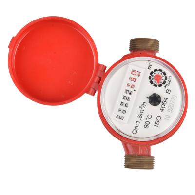 China Jet Dry Type Brass Body Single Hot Water Brass Meter for sale