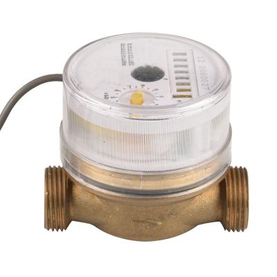 China Single Jet Dry Type LXSC-15E Brass Digital Water Meter for sale