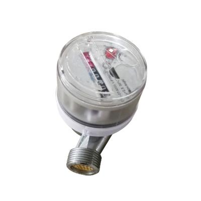 China Single Jet Dry Type Nickel Plated Brass Water Meter for sale