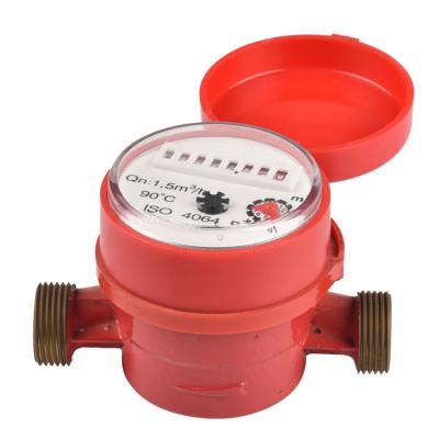 China Jet Dry Type Brass Body Single Hot Water Brass Meter for sale