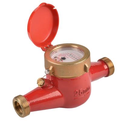 China Jet Dry Type Brass Body Single Hot Water Brass Meter for sale