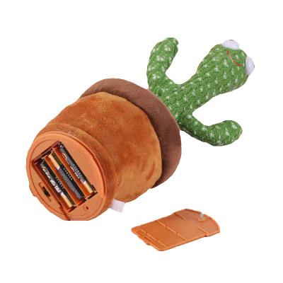 China Dancing Talking Plush Toy For Children Christmas Toys Cacti Music Cactus Plant Outlet 60 Songs Drum Customizable Electronic Dancing for sale