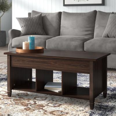 China Assembled wood coffee table coffee table tea table with storage for living room for sale