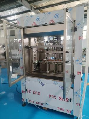 China 6-8 Head Linear Servo Piston Filling Machine for Viscous and Non-viscous Liquids for sale