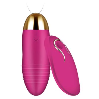 China 10 Frequency Rechargeable Vibrating Silicone Vibrator Jump Remote Control Wireless Vibration for sale