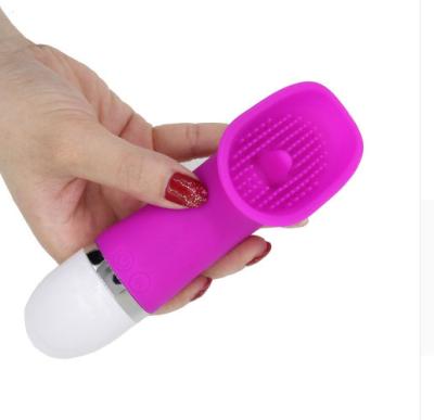 China Silicone+ABS 30 Speed ​​Realistic Realistic Sex Vagina Masturbation Toys Mouth Tongue Vibrator for sale