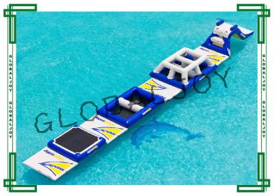 China Residential Water Park Inflatable Water Playground Challenge Track for sale