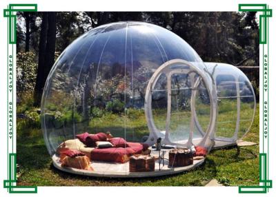 China Camping TPU Inflatable Bubble Tent , Inflatable Clear Dome Tent for sale