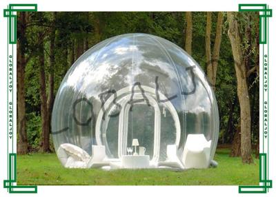 China Huge Inflatable Air Bubble Tent , Airblown Inflatable Globe Tent for sale