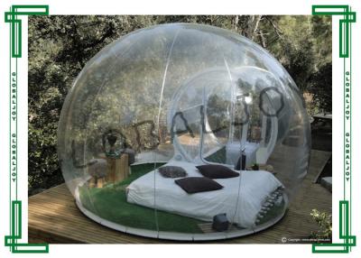 China 6m Diameter Transparent Inflatable Air Bubble Tent For Beach Sight Seeing for sale