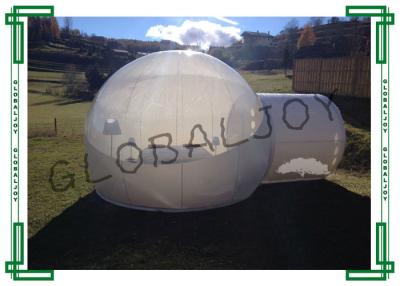 China PVC Tarpaulin Inflatable Clear Plastic Dome Tent , Clear Igloo Tent for sale