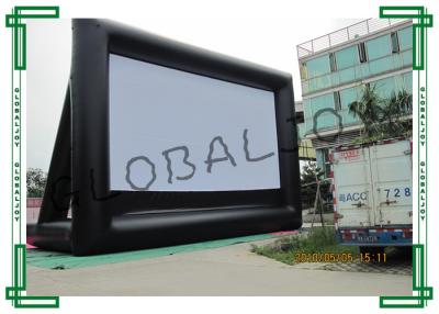 China Big Outdoor Inflatable Movie Screens , Waterproof Backyard Movie Screens for sale