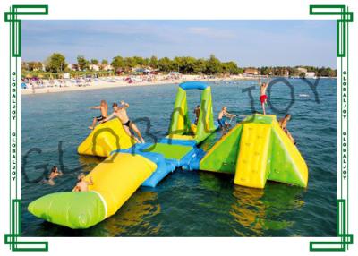 China Custom Made Inflatable Floating Obstacle Course / Pool Obstacle Course for sale