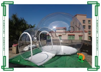 China Customized Clear Inflatable Bubble Tent Inflatable Transparent Tent With Tunnel for sale