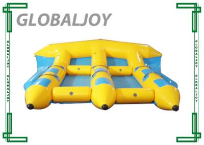 China Tarpaulin Inflatable Water Games , Inflatable Flying Fish Banana Boat for sale