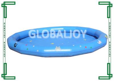 China Giant PVC Tarpaulin Above Ground Inflatable Swimming Pool Round Shape for sale