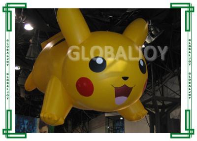 China Inflatable PVC Inflatable Advertising Products Pikachu Model With Helium Gas for sale