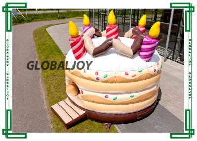 China CE Certificate Outdoor 0.55mm PVC Family Inflatable Bouncer Cake Bouncy Castle for sale