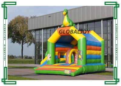 China Oxford Cloth / PVC Tarpaulin Inflatable Bouncy Castle Dinosaur Jump House for sale