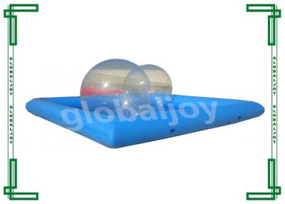 China Kommerzielle quadratische aufblasbare Wasser-Pool-Plato 1.0mm PVC-Plane zu verkaufen