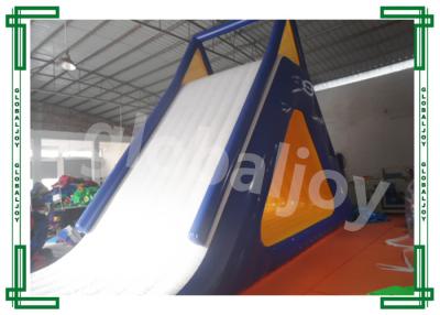 China Waterproof Inflatable Water Games Climb Slide , Giant Inflatable Floating Water Slide for sale