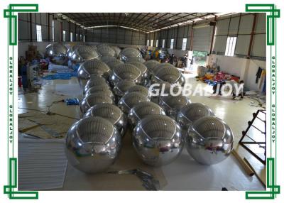 China Giant Glossy PVC Advertising Air Balloons , Customized Mirror Balloons for sale