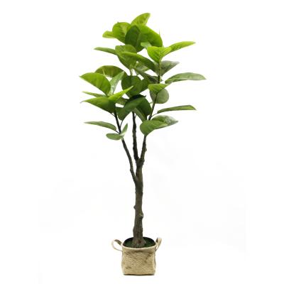 China Hot Sales Environmentally Friendly Artificial Plant 145CM Oak 39Leaves Bonsai Decorative Plant For Outdoor for sale