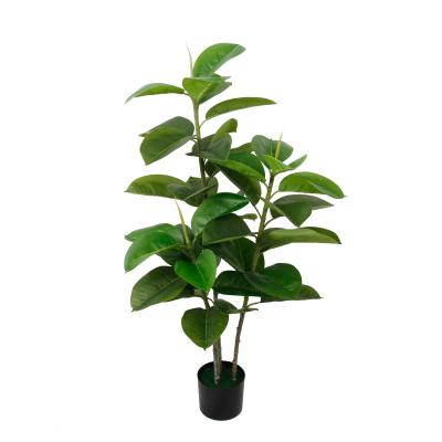 China Real Touch Plant 110CM Real Touch Artificial Oak Bonsai 44Leaves Environment Friendly Plant Decorative For Outdoor Indoor Home for sale