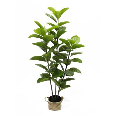 China Plant 146CM Environmental Friendly 63Leaves Artificial Oak Decorative For Indoor Home Outdoor Real Touch Bonsai Plants for sale