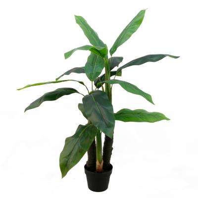 China Cheap and Good Environmentally Friendly Artificial Plants 100CM 15 Leaves Green Cordyline Tree Bonsai Plants Decoration for Indoor Outdoor for sale