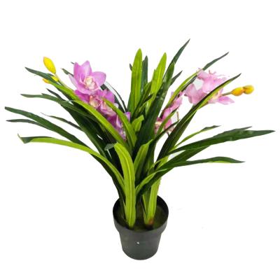 China High quality environmental friendly real simulation cheap price touch colorful artificial phlenopsis orchid flower for sale