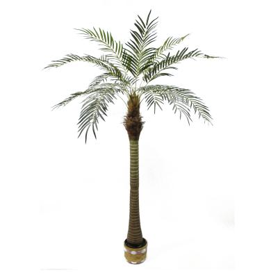 China Top Selling Plant 220CM Artificial Areca Palm Bonsai Trees 15Leaves Environmentally Friendly Stand Real Touch Plants Decorative For Indoor Outdoor for sale