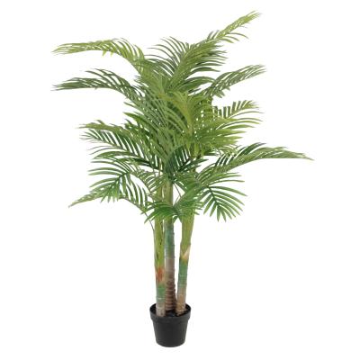 China Environmental Friendly Real Touch Artificial Plant 140CM 18 Leaves Areca Palm Bonsai Stand High Quality Plants for sale