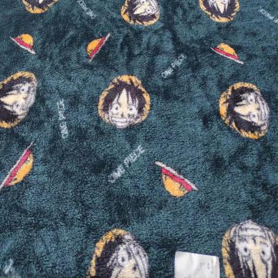 China Tear-Resistant Home Textile Products Block Printed Double Sided Printed Arctic Fabrics Fleece Fabric for sale